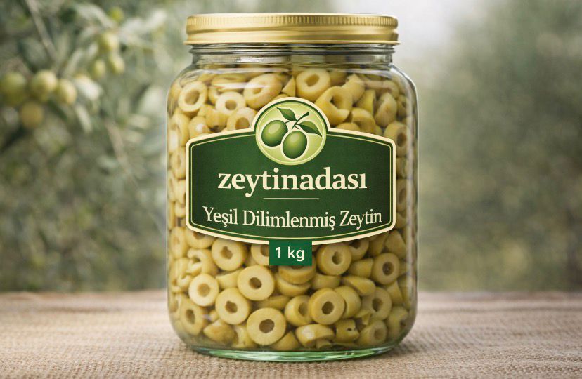 WhatsApp Image 2026-03-10 at 00.39.10 Zeytinadası Yeşil Dilimlenmiş Zeytin (1 kg) - Görsel 1