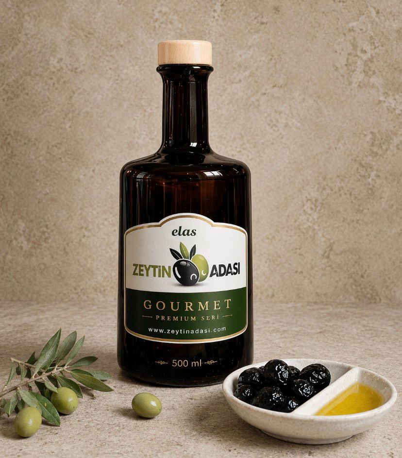 WhatsApp Image 2026-04-18 at 14.12.47 ELAS Zeytin Adası Gourmet Premium Seri Erken Hasat Soğuk Sıkım Naturel Sızma Zeytinyağı 500 ml - Görsel 1